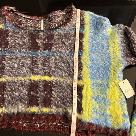 NWT Free people cropped pullover top M - Picture 7 of 10